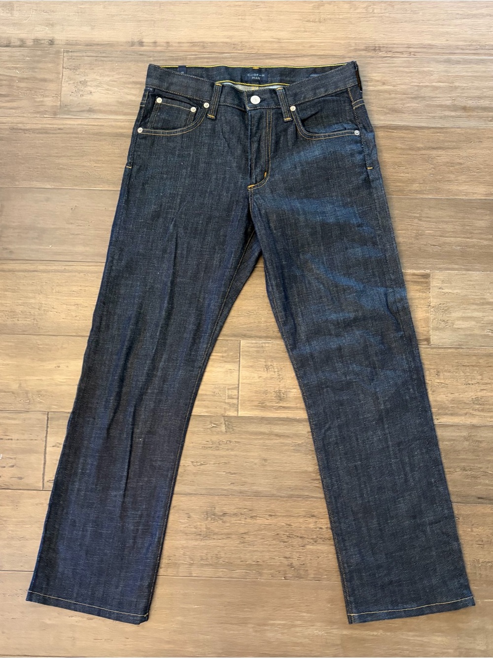 Citizens of Humanity Dark Blue Straight-Leg Sid Jeans